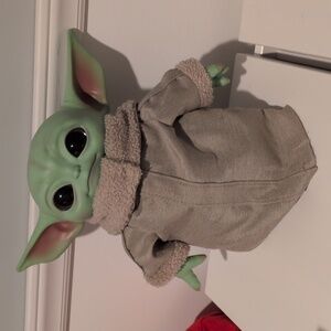 Mattel Baby Yoda Plush Toy with Tan Coat Preowned 2020